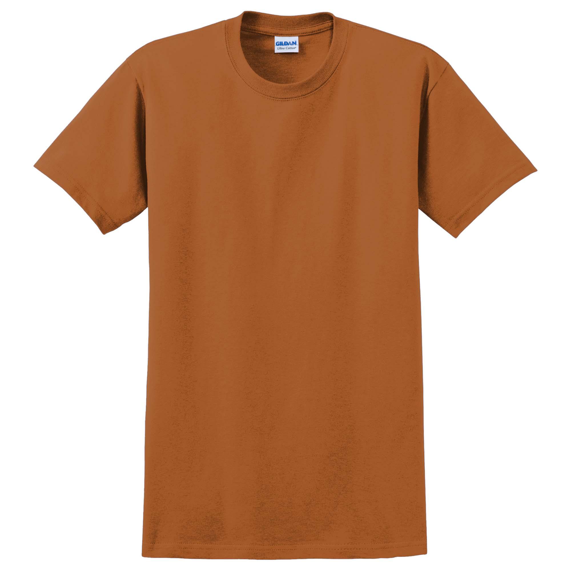https://406dtftransfers.com/wp-content/uploads/2023/07/Gildan-Ultra-Cotton-100-US-Cotton-T-Shirt-Texas-Orange-Front.jpg